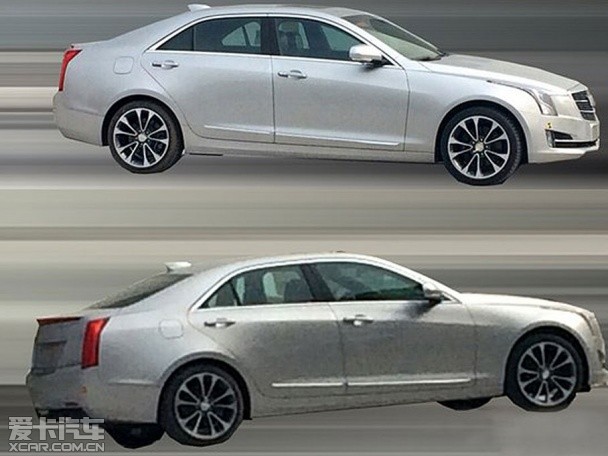 Cadillac new ATS-L spy photos